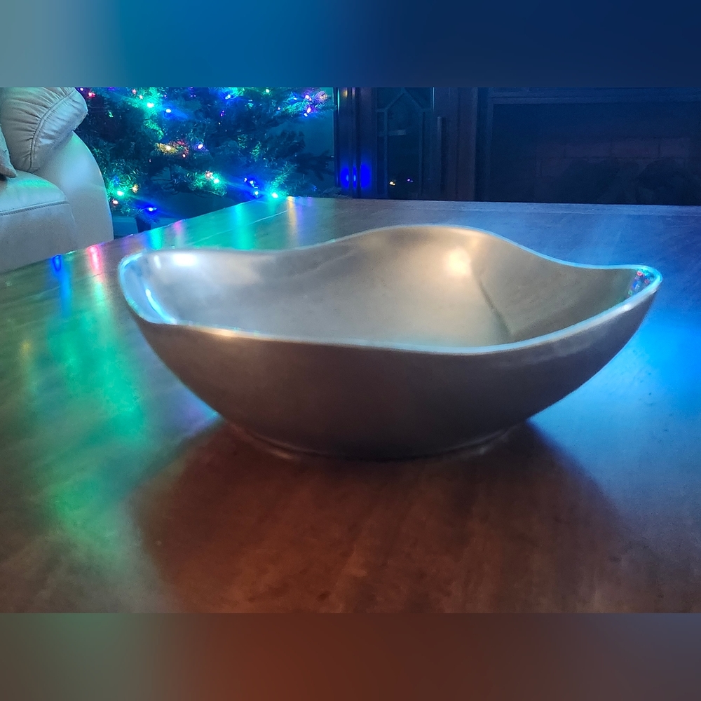 Pewter bowl